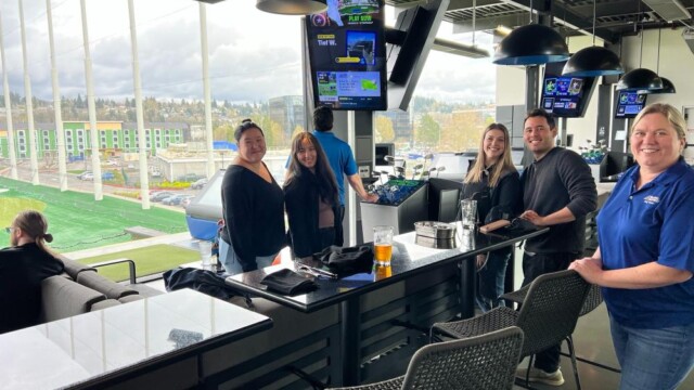 Behind the scenes Top Golf Team Event